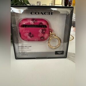 Brand New Coach AirPods Pro Floral Case